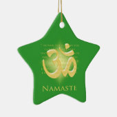 Étoile En Céramique Ornement de Namaste (Droite)