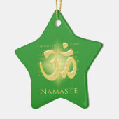 Étoile En Céramique Ornement de Namaste (Gauche)