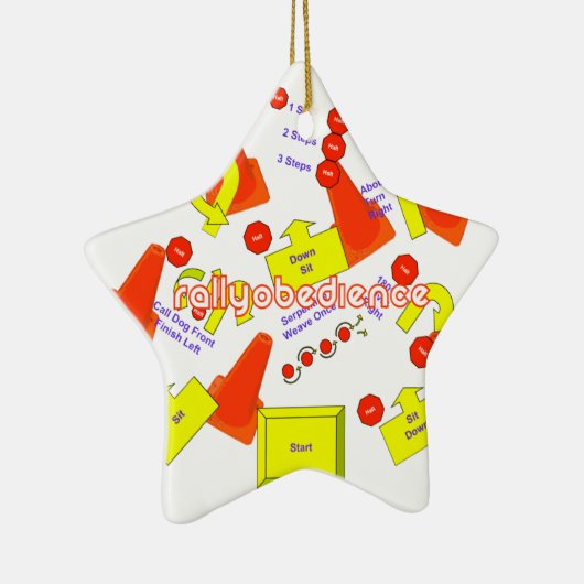 Étoile En Céramique Ornement de Rassemblement-o (Droite)