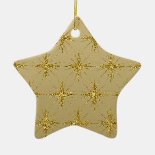Étoile En Céramique Ornement des Étoiles de Noël