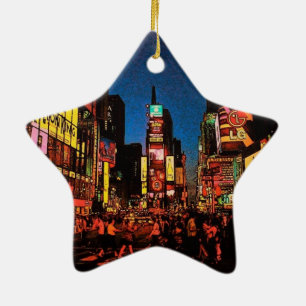 Étoile En Céramique Ornement d'étoile de New York City