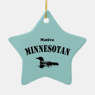 Étoile En Céramique Ornement du Minnesotan