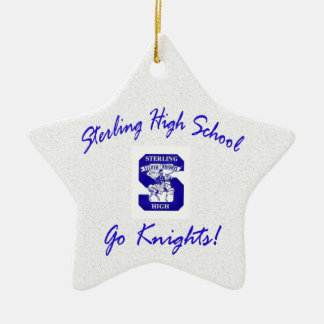Étoile En Céramique Sterling High Go Knights Logo I Star Ornement