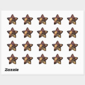 Étoile Fireworks - Sticker (Feuille)
