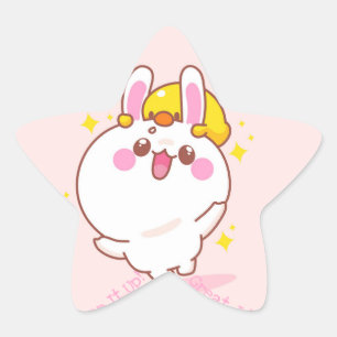 Étoile Grand Job Kawaii Star Sticker