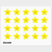Étoile Grand Sticker Job Star (Feuille)