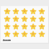 Étoile Grand Sticker Job Star (Feuille)