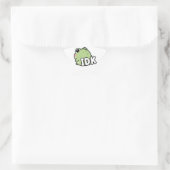 Étoile IDK Frog Sticker Cute Ignoring Frog Minimal Meme K (Sac)