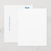 Étoile juive David Twins B. Nai Bnai Mitzvah RSVP (Devant / Derrière)