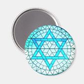 Étoile juive de David Magnet (Recto/Verso)