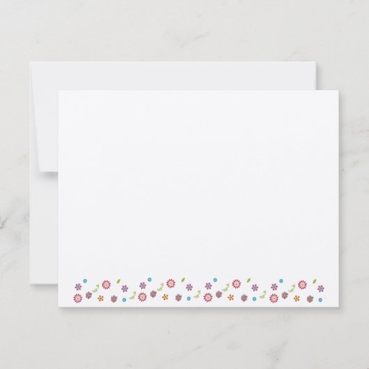 Étoile juive Fleur de David Bat mitzvah RSVP (Devant)