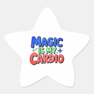 Étoile La Magie Est Mon Sticker Cardio