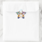 Étoile Le sticker Star Christmas (Sac)