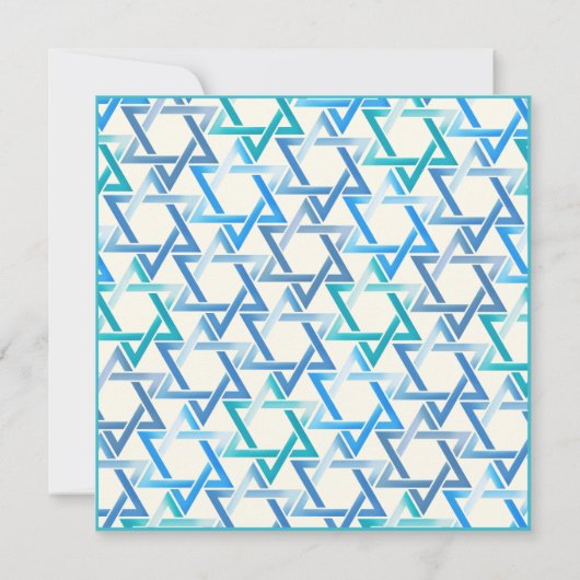 Étoile mariage juive de david Save The Date Card (Dos)