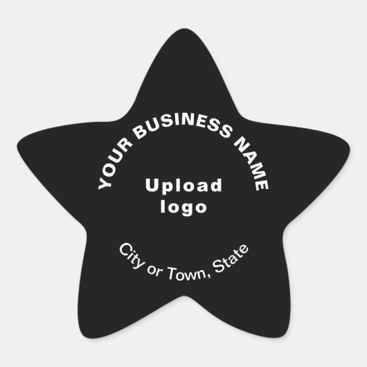 Étoile Marque d'affaires sur Sticker en forme d'étoile no (Devant)
