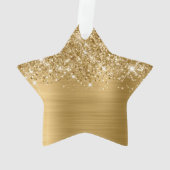 Étoile Nom Pailletée Dorée Glamour (dos)