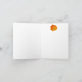 Étoile orange du mariage de Bethlehem merci (Intérieur)