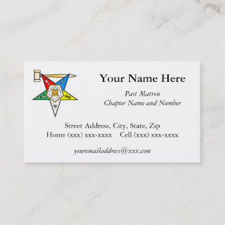 Étoile orientale après le carte de visite