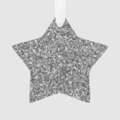 Étoile Pailletée Argent (devant)