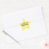 Étoile Qualité Heure Anglais Horn Star Sticker (Enveloppe)