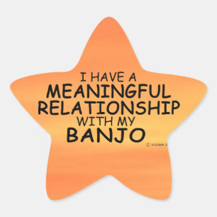 Étoile Relation significative Banjo Star Sticker