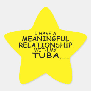 Étoile Relation significative Tuba Star Sticker