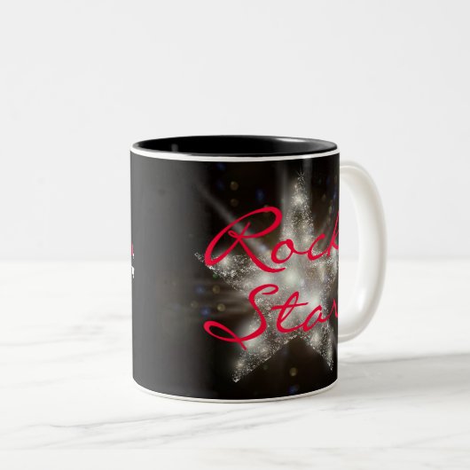 ÉTOILE ROCK d'une Mug (Devant droit)