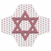 Étoile rouge de David sans couture (Plat)