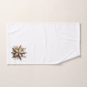 Étoile rustique nautique (Serviette à main)