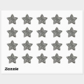 Étoile Sequins Star Sticker (Feuille)