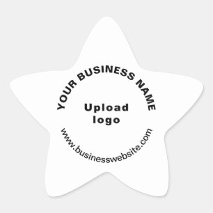 Étoile Site Web d'affaires sur Sticker en forme d'étoile