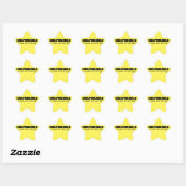 Étoile Sousaphoneaholic Life Star Sticker (Feuille)