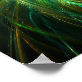 Etoile spirale verte - Poster (Coin)