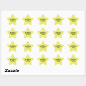 Étoile Sticker (Feuille)