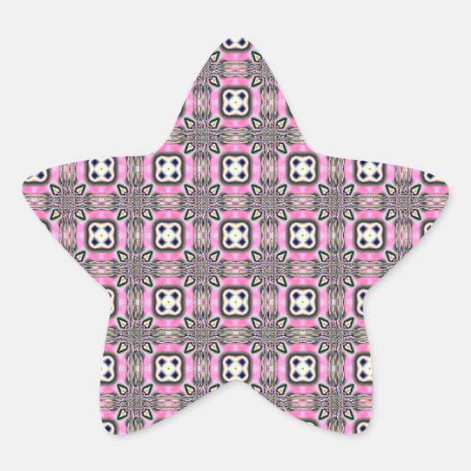 Étoile Sticker 103 fractal (Devant)