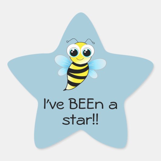 Étoile Sticker Bee Star (Devant)