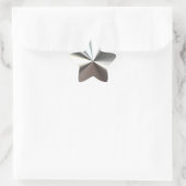Étoile Sticker brillant en argent (Sac)