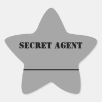 Sticker de nom de l'agent secret de KC