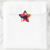 Étoile Sticker du parti Multicolor Bokeh (Sac)
