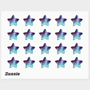 Étoile Sticker Emerald Night Sky Neon