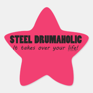 Étoile Sticker en acier Drumaholic Life Star