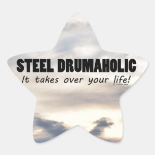 Étoile Sticker en acier Drumaholic Life Star