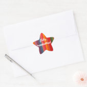 Étoile Sticker Feliz Cumpleanos (Enveloppe)