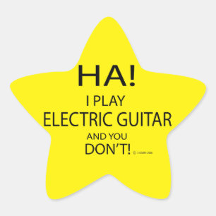 Étoile Sticker Ha Electric Guitare Star