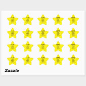 Étoile Sticker Ha Harp Star (Feuille)