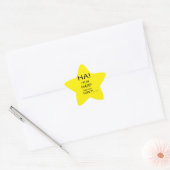 Étoile Sticker Ha Harp Star (Enveloppe)