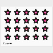 Étoile Sticker Heart Star joyeux (Feuille)
