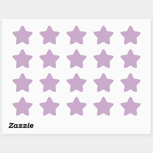 Étoile Sticker Lilac Star (Feuille)