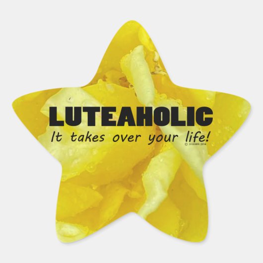 Étoile Sticker Luteaholic Life Star (Devant)