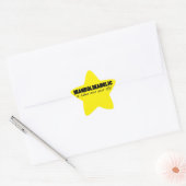 Étoile Sticker Mandolinaholic Life Star (Enveloppe)